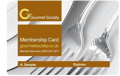 gourmet society card