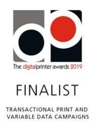 The Digital Printer Awards 2019 Finalist Transactional Print and Variable Data Campaigns