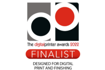 Digital printer awards 2022 Finalist Designed for digital print